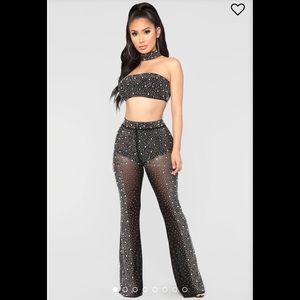 3 pc rhinestone  set